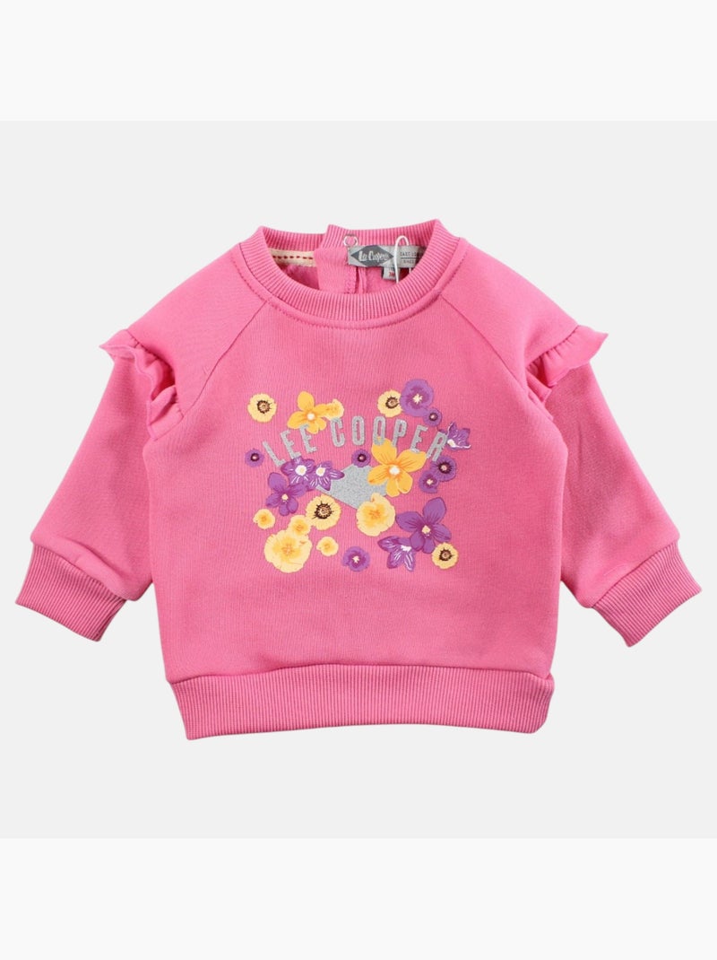 Lee Cooper - Conjunto sudadera y pantalón de jogging bebé niña Rosa - Kiabi