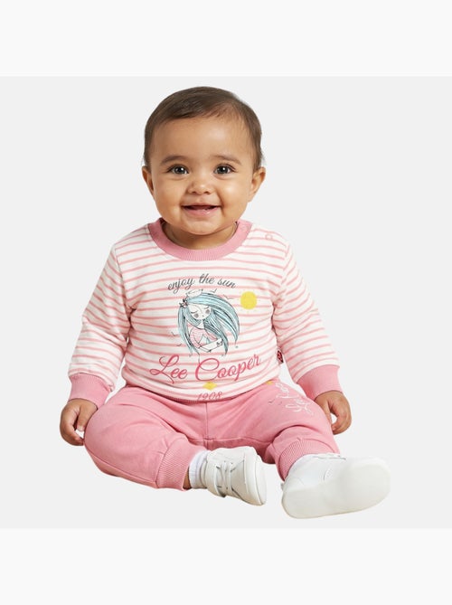 Lee Cooper - Conjunto sudadera y pantalón de jogging bebé niña - Kiabi