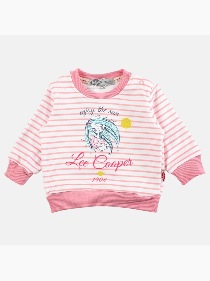 Lee Cooper - Conjunto sudadera y pantalón de jogging bebé niña Rosa - Kiabi