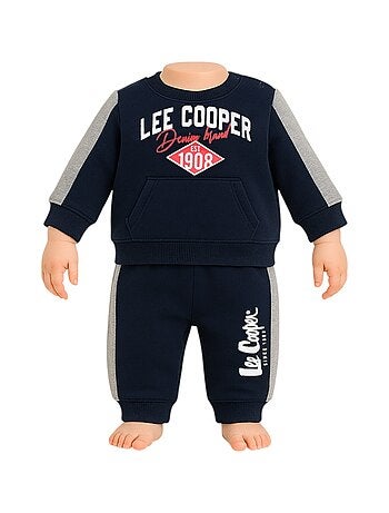 Lee Cooper - Conjunto sudadera y pantalón de jogging bebé niño