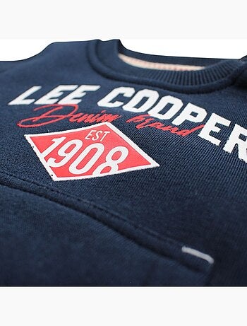Lee Cooper - Conjunto sudadera y pantalón de jogging bebé niño