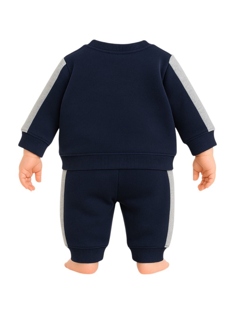 Lee Cooper - Conjunto sudadera y pantalón de jogging bebé niño Azul marino - Kiabi
