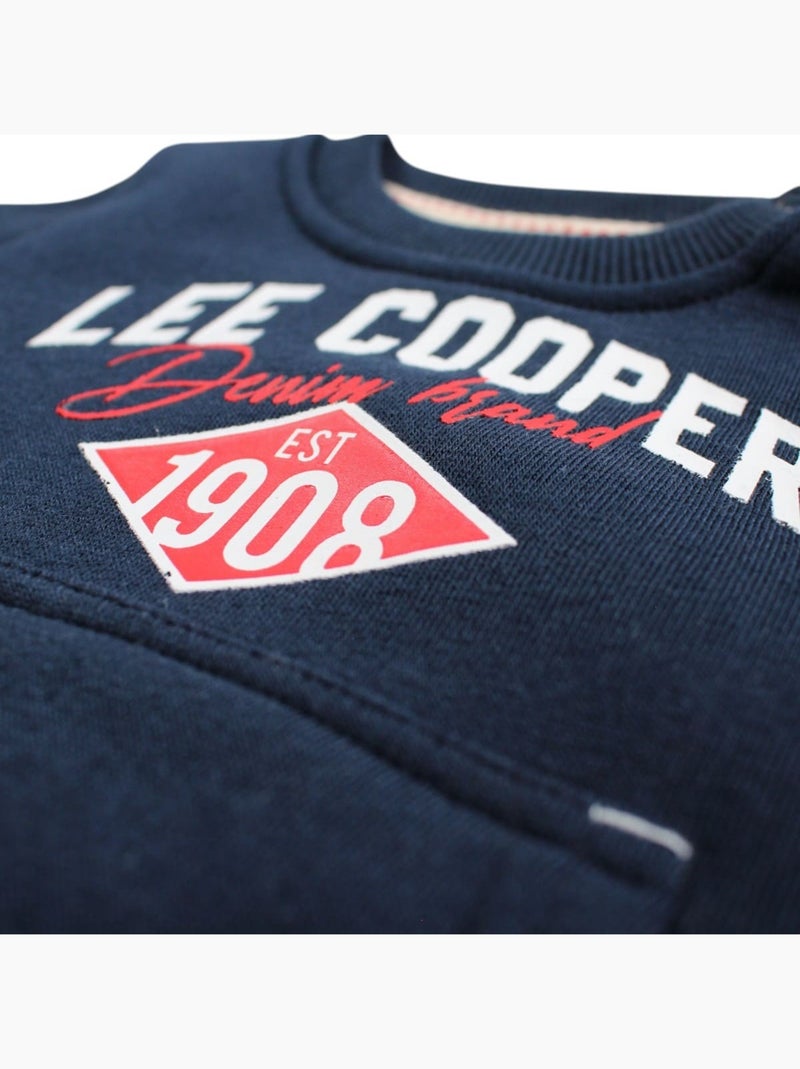 Lee Cooper - Conjunto sudadera y pantalón de jogging bebé niño Azul marino - Kiabi