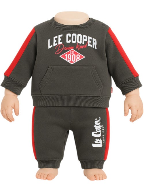 Lee cooper - conjunto sudadera y pantalón de jogging bébé niño - Kiabi Lee cooper - conjunto sudadera y pantalón de jogging bébé niño - Kiabi