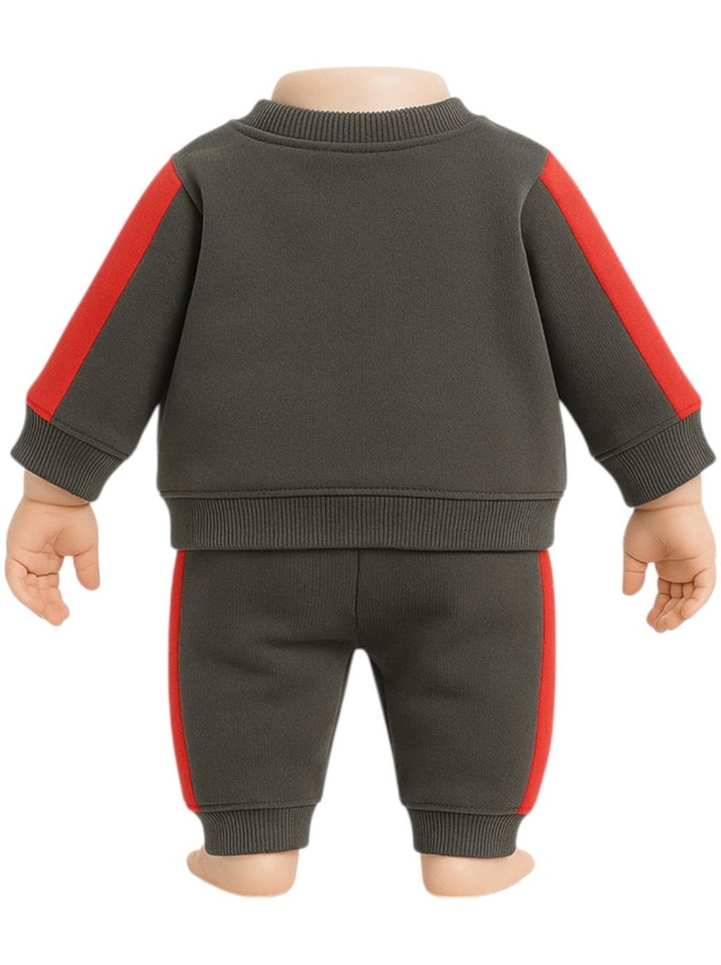 Lee cooper - conjunto sudadera y pantalón de jogging bébé niño Caqui - Kiabi