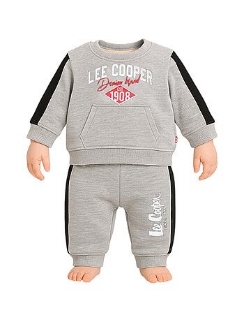 Lee Cooper - Conjunto sudadera y pantalón de jogging bebé niño
