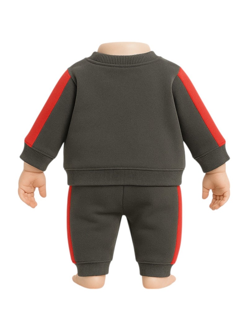 Lee Cooper - Conjunto sudadera y pantalón de jogging bébé niño Gris oscuro - Kiabi