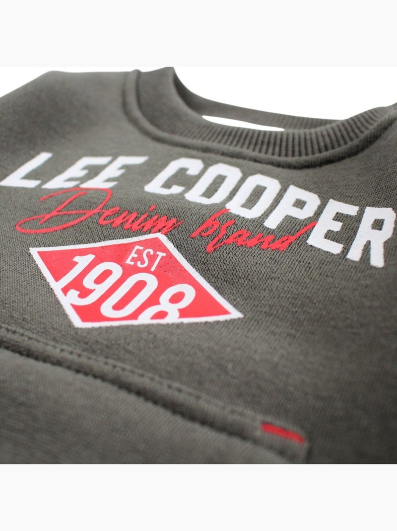 Lee Cooper - Conjunto sudadera y pantalón de jogging bébé niño Gris oscuro - Kiabi