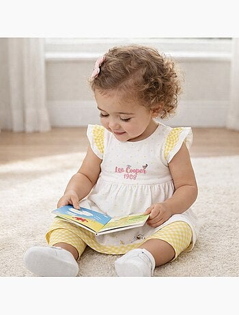 Lee Cooper - Conjunto vestido y leggings bebé