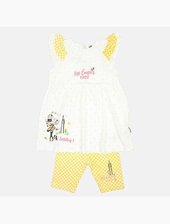 Lee Cooper - Conjunto vestido y leggings bebé
