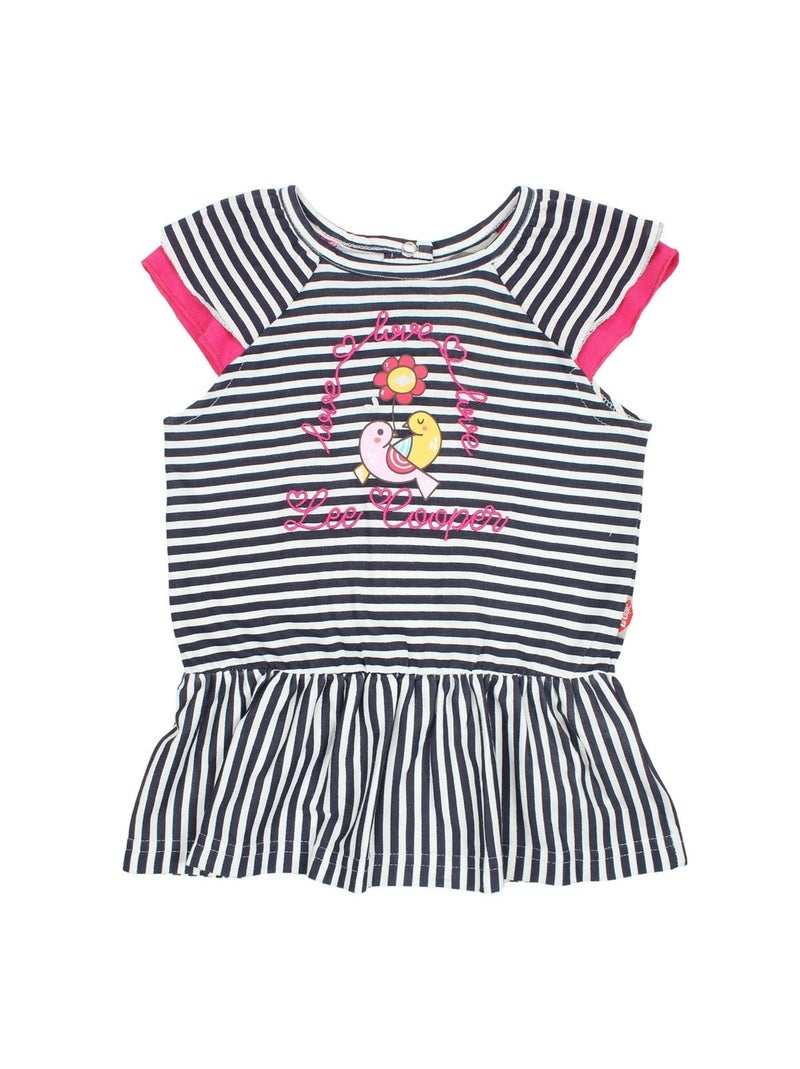 Lee Cooper - Conjunto vestido y leggings bebé Azul marino - Kiabi