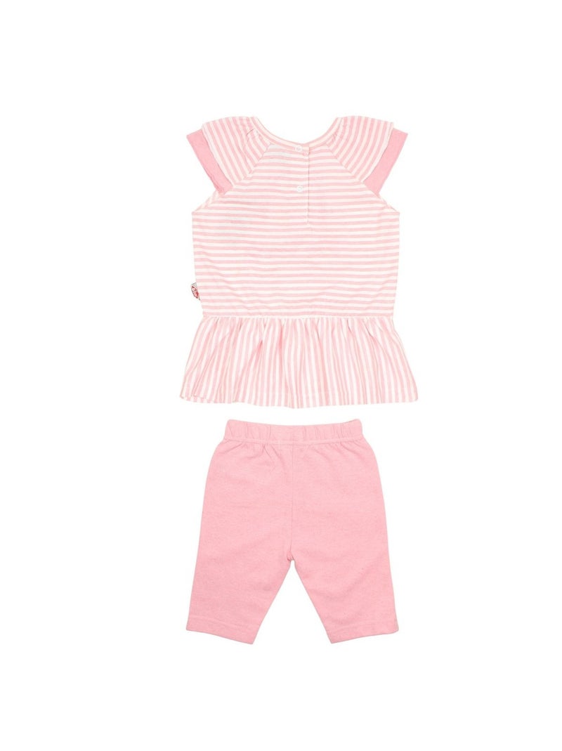 Lee Cooper - Conjunto vestido y leggings bebé Rosa - Kiabi