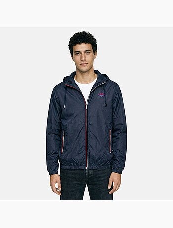 Lee Cooper - Corta vientos hombre azul marino con capucha