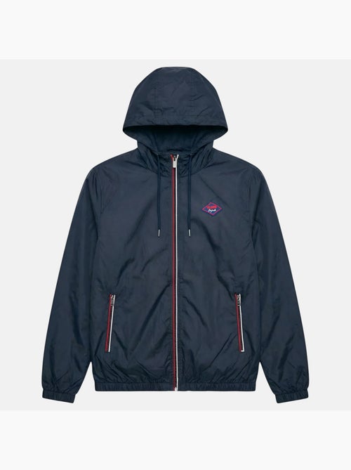 Lee Cooper - Corta vientos hombre azul marino con capucha - Kiabi