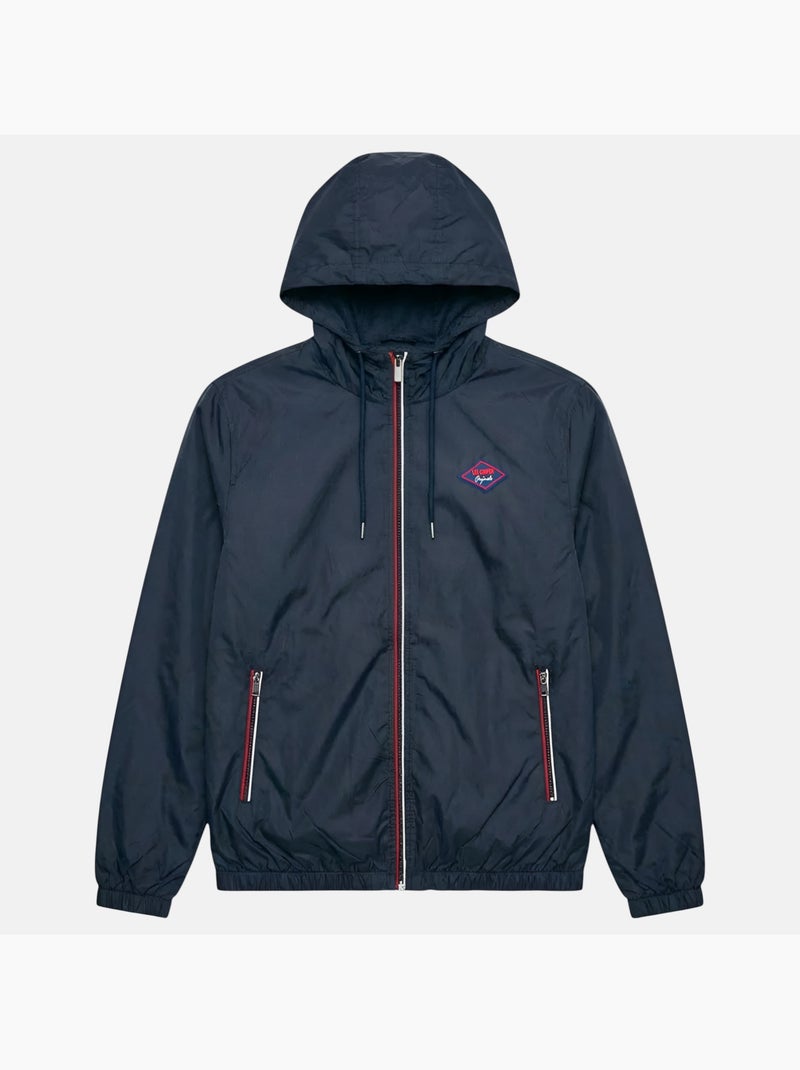 Lee Cooper - Corta vientos hombre azul marino con capucha Azul marino - Kiabi