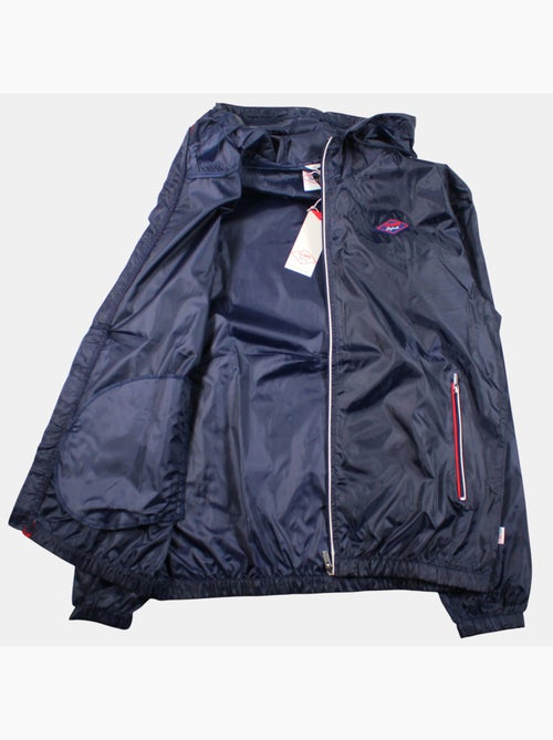 Lee Cooper - Corta vientos hombre azul marino con capucha - Kiabi