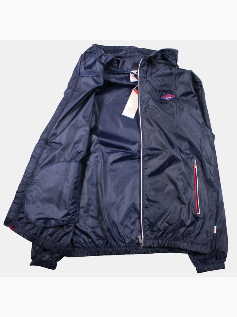 Lee Cooper - Corta vientos hombre azul marino con capucha Azul marino - Kiabi