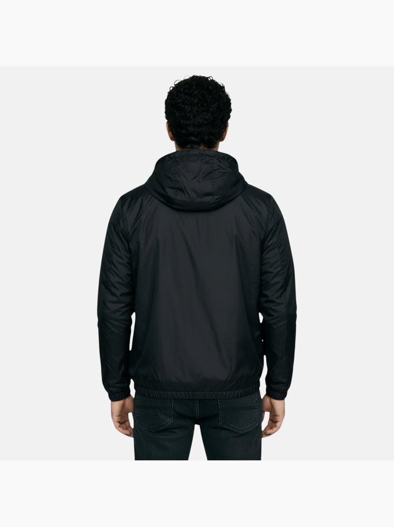 Lee Cooper - Corta vientos hombre negro con capucha Negro - Kiabi
