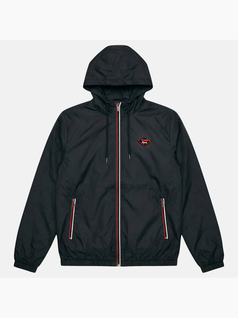 Lee Cooper - Corta vientos hombre negro con capucha Negro - Kiabi