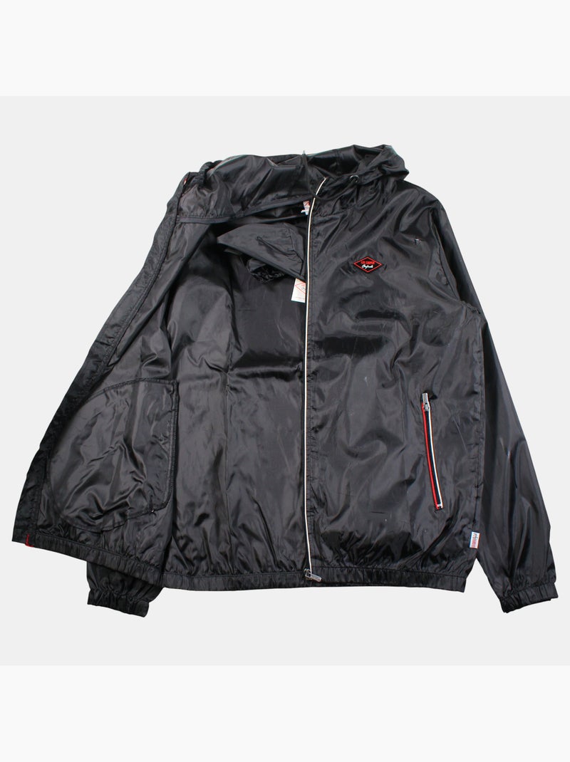 Lee Cooper - Corta vientos hombre negro con capucha Negro - Kiabi