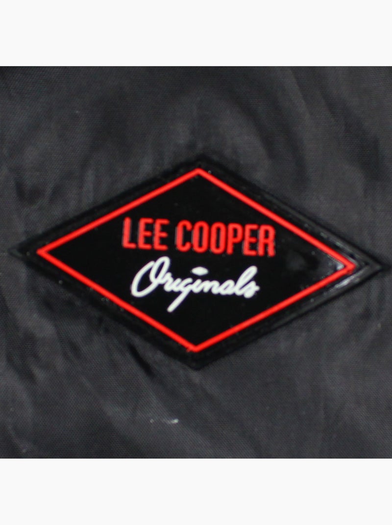 Lee Cooper - Corta vientos hombre negro con capucha Negro - Kiabi