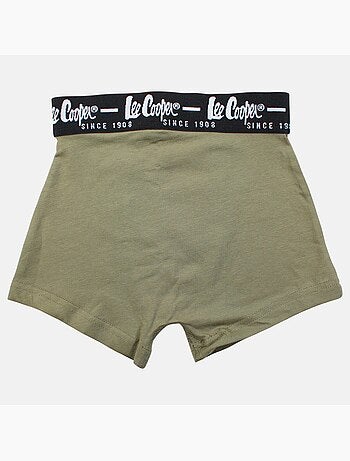 Lee Cooper - Pack de 3 bóxers hombre con cintura elástica