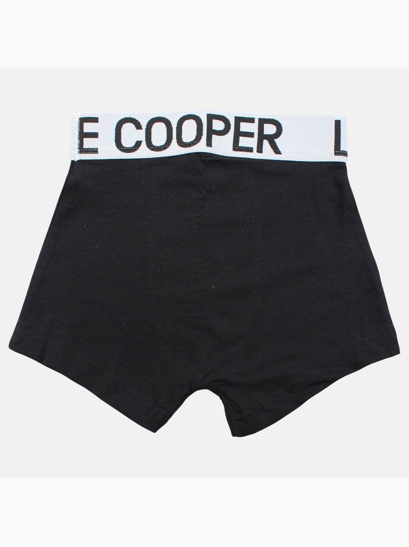 Lee Cooper - Pack de 3 bóxers hombre con cintura elástica Negro - Kiabi
