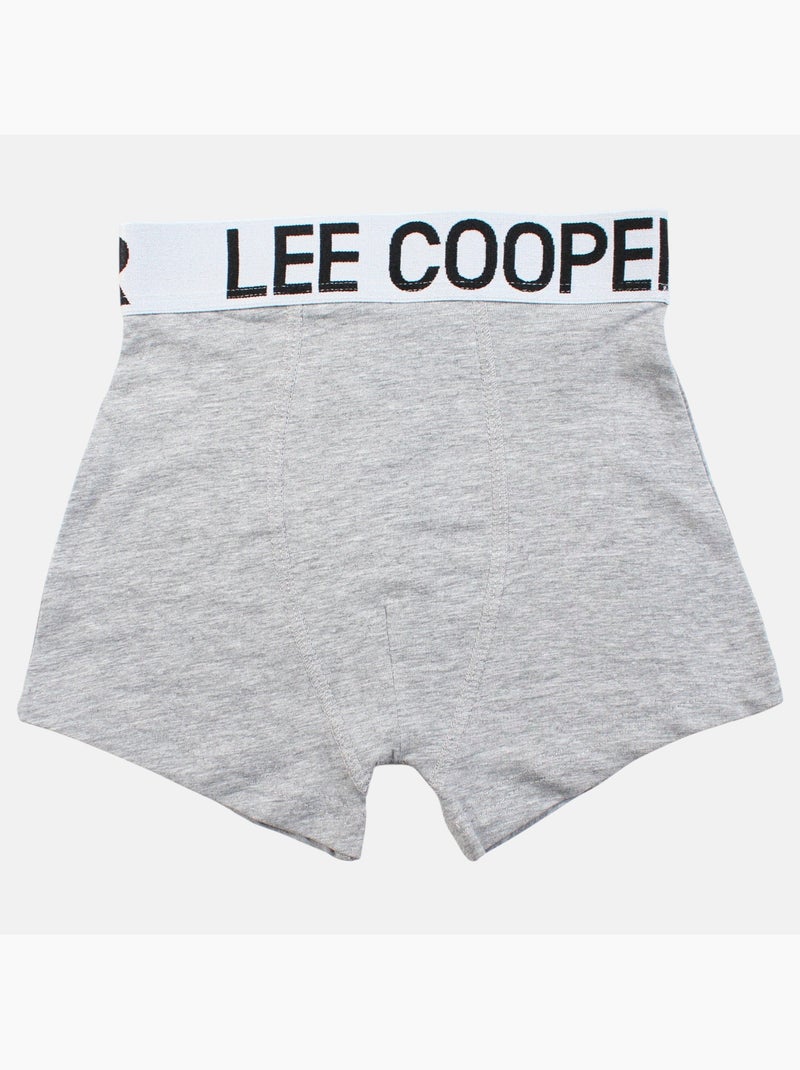 Lee Cooper - Pack de 3 bóxers hombre con cintura elástica Negro - Kiabi