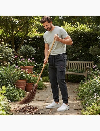 Lee cooper - pantalón cargo para hombre