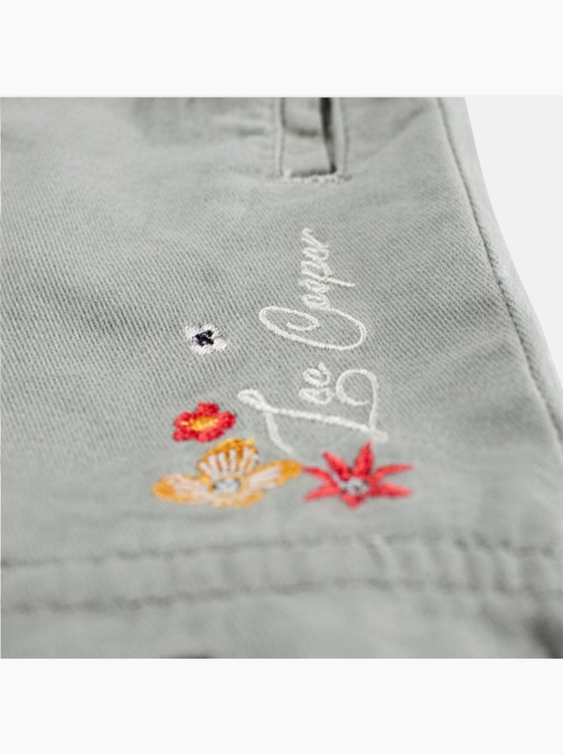 Lee Cooper - Pantalón corto niña Caqui - Kiabi