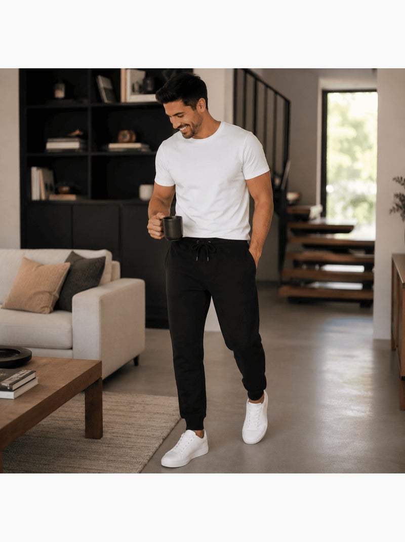 Lee cooper - pantalón de chándal para hombre Negro - Kiabi