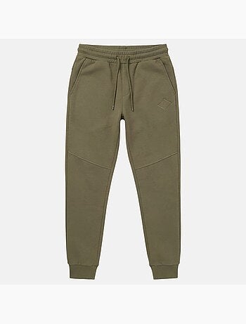 Lee Cooper - Pantalón de jogging hombre caqui con cintura elástica