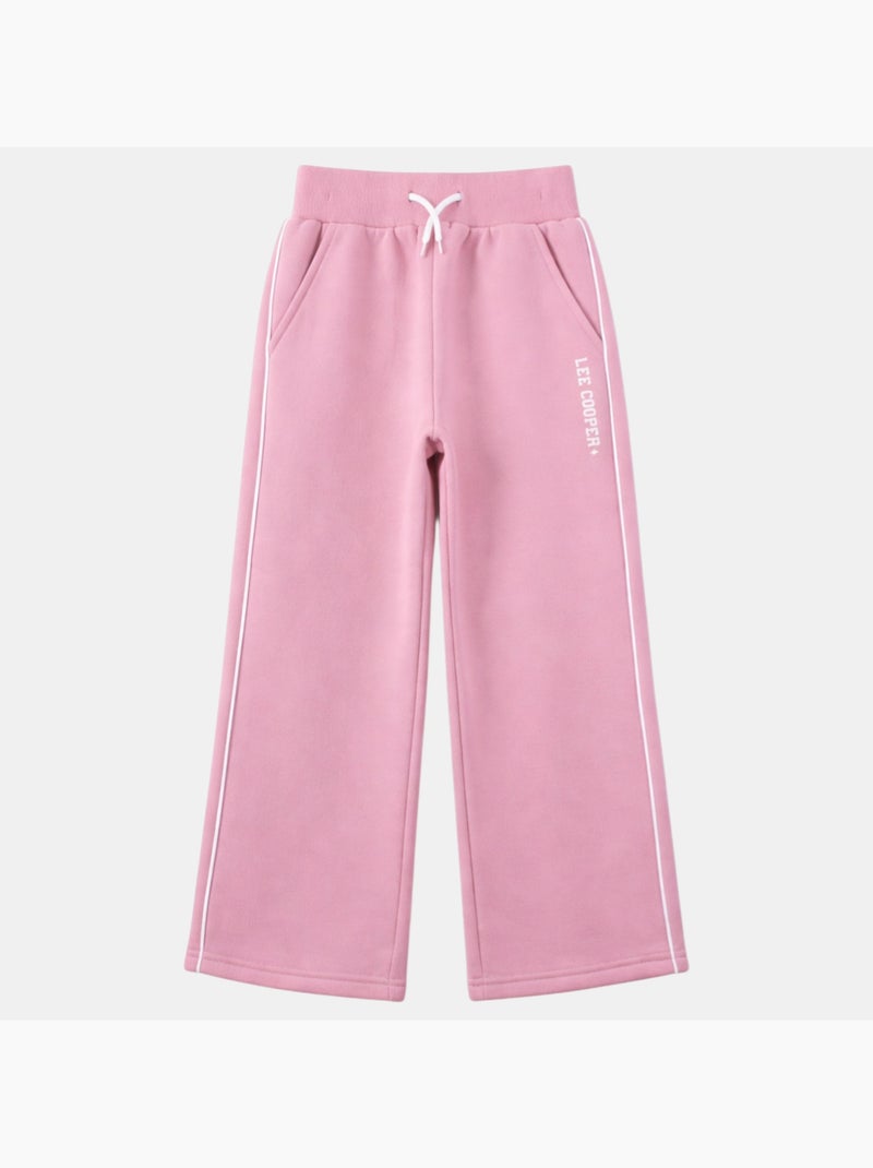 Lee Cooper - Pantalón de jogging niña con estilo deportivo Rosa - Kiabi