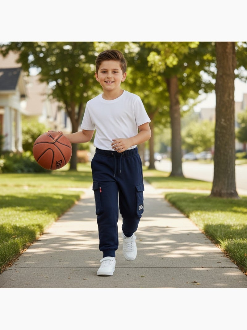 Lee Cooper - Pantalón de jogging niño Azul marino - Kiabi