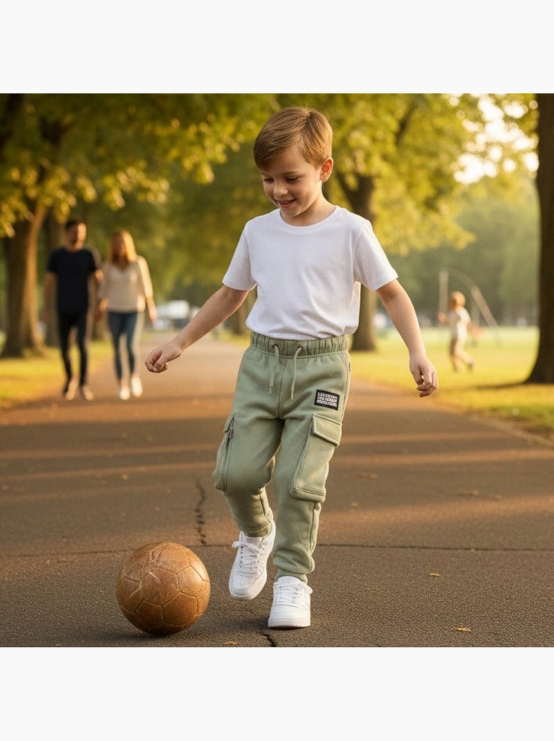 Lee Cooper - Pantalón de jogging niño Caqui - Kiabi