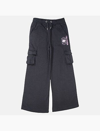 Lee cooper - pantalones cargo de corte ancho, con cordón en la cintura
