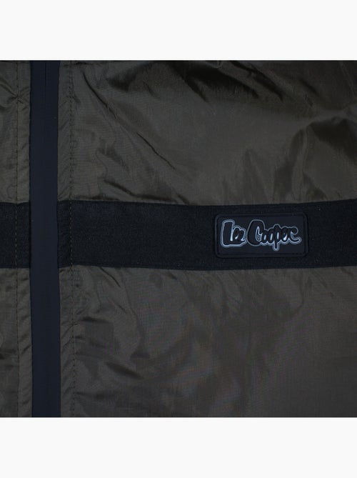 Lee cooper - parka con cremallera y capucha ribeteada con piel sintética - Kiabi