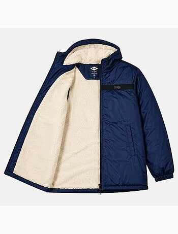 Lee cooper - parka de hombre con capucha sherpa