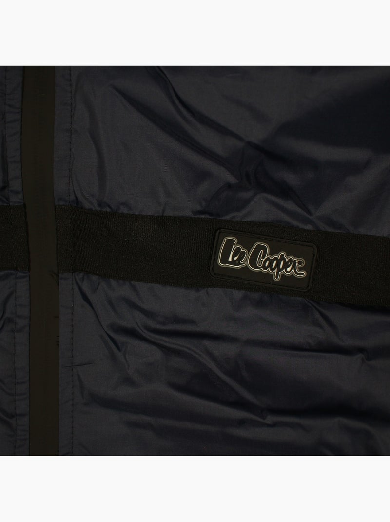 Lee cooper - parka de hombre  con capucha sherpa Azul marino - Kiabi