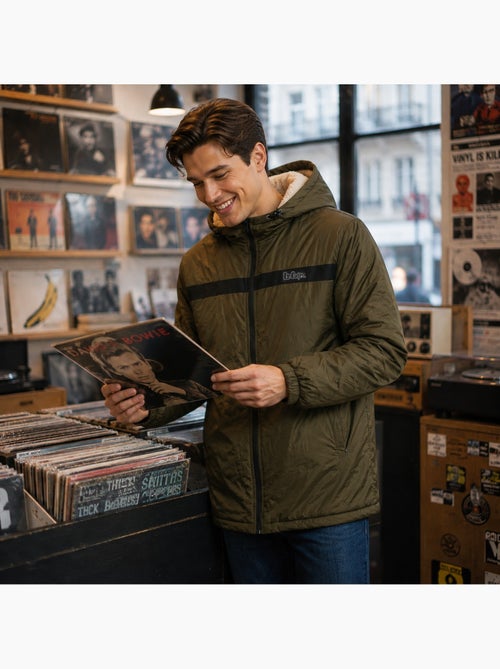 Lee cooper - parka de hombre  con capucha sherpa - Kiabi