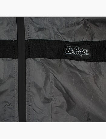 Lee cooper - parka de hombre con capucha sherpa