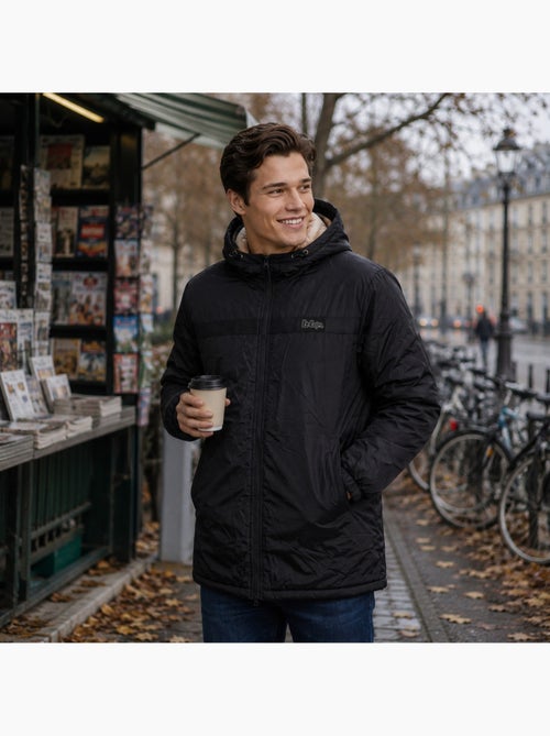 Lee cooper - parka de hombre  con capucha sherpa - Kiabi