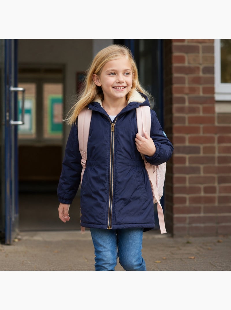 Lee cooper - parka infantil para niña Azul marino - Kiabi