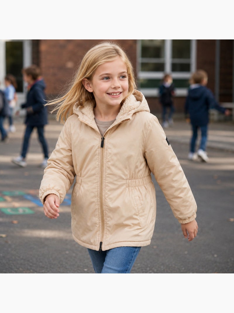 Lee cooper - parka infantil para niña Crudo - Kiabi