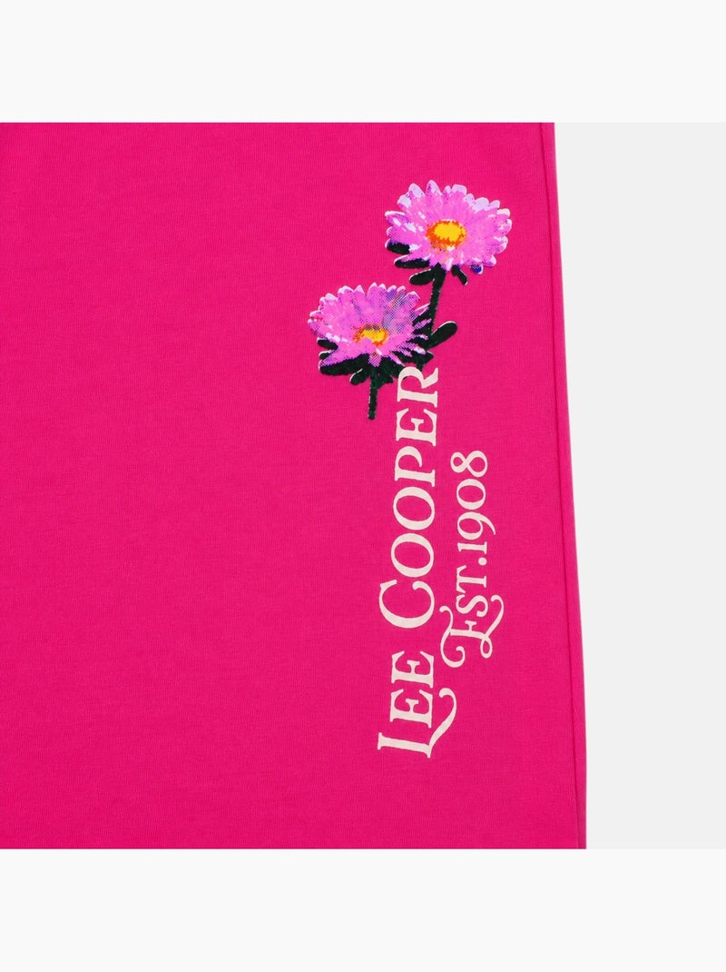 Lee cooper - pijama de niña  floral Rosa fucsia - Kiabi