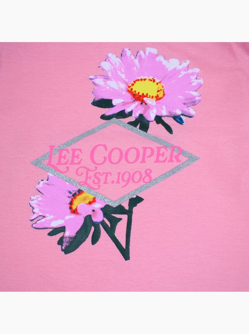 Lee cooper - pijama de niña  floral Rosa fucsia - Kiabi