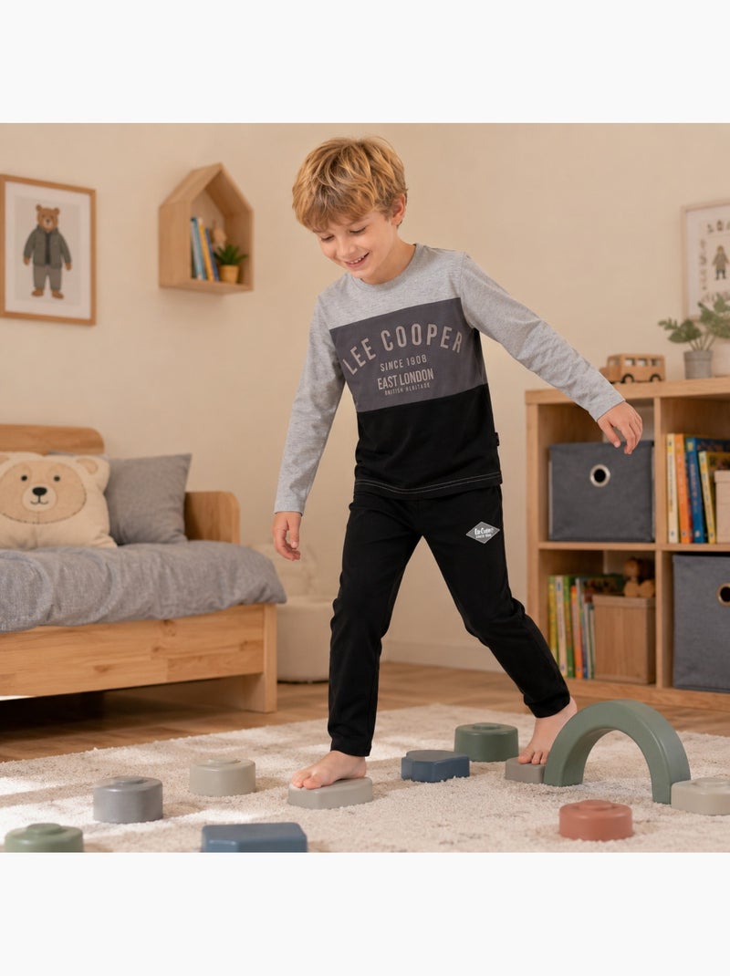 Lee cooper - pijama de niño  bicolor Negro - Kiabi
