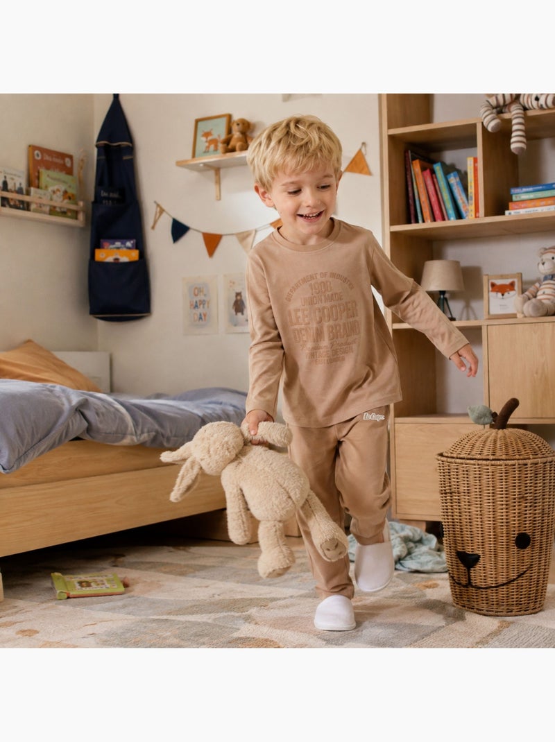 Lee cooper - pijama de niño  vintage Beige - Kiabi