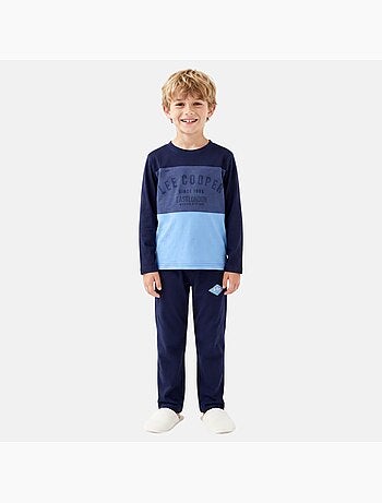 Lee cooper - pijama estampado con inserciones, de manga larga