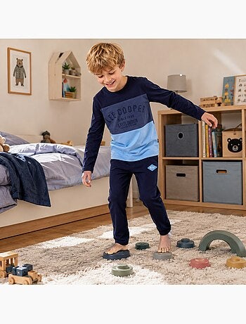 Lee cooper - pijama estampado con inserciones, de manga larga
